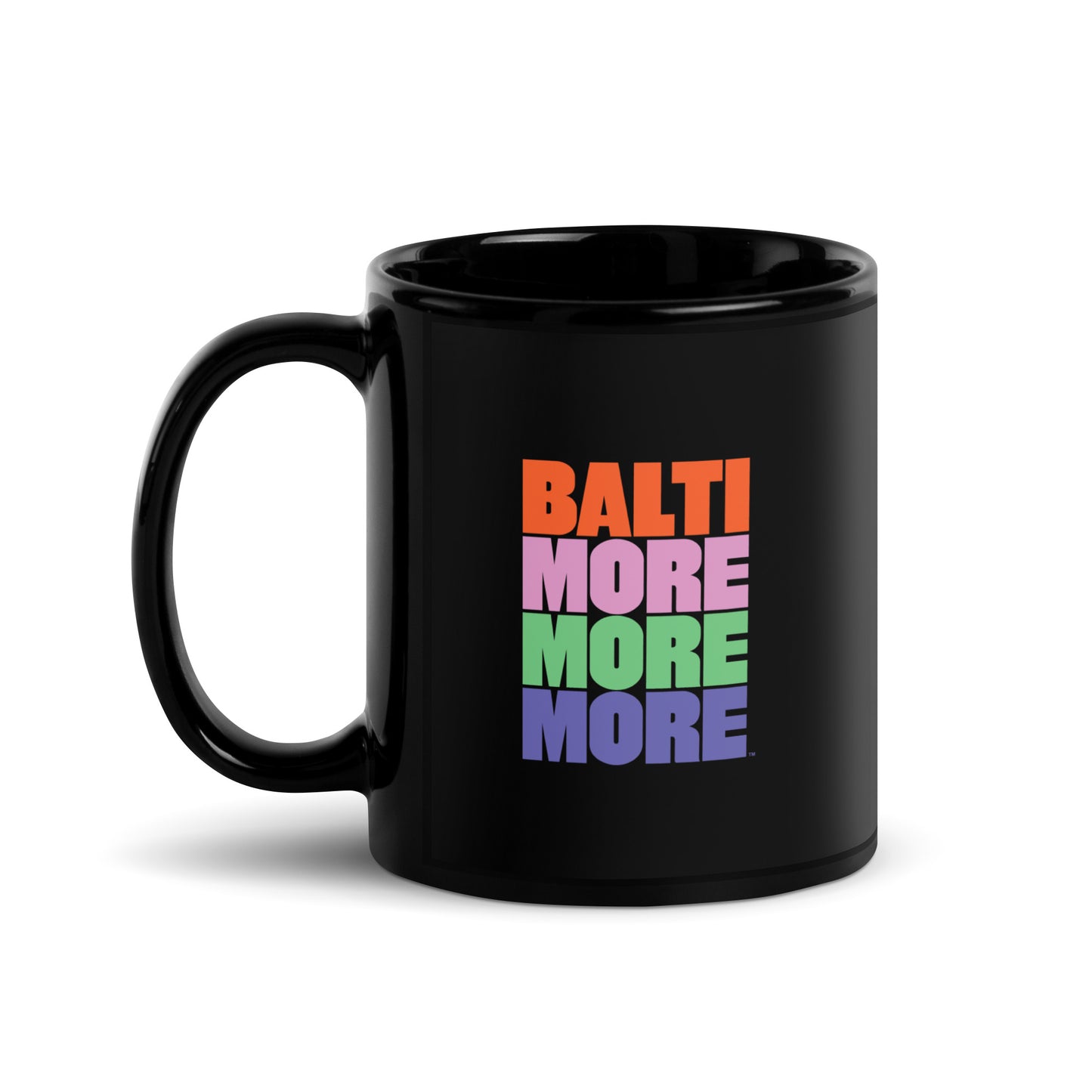 Baltimore More More - Mount Vernon - Black mug