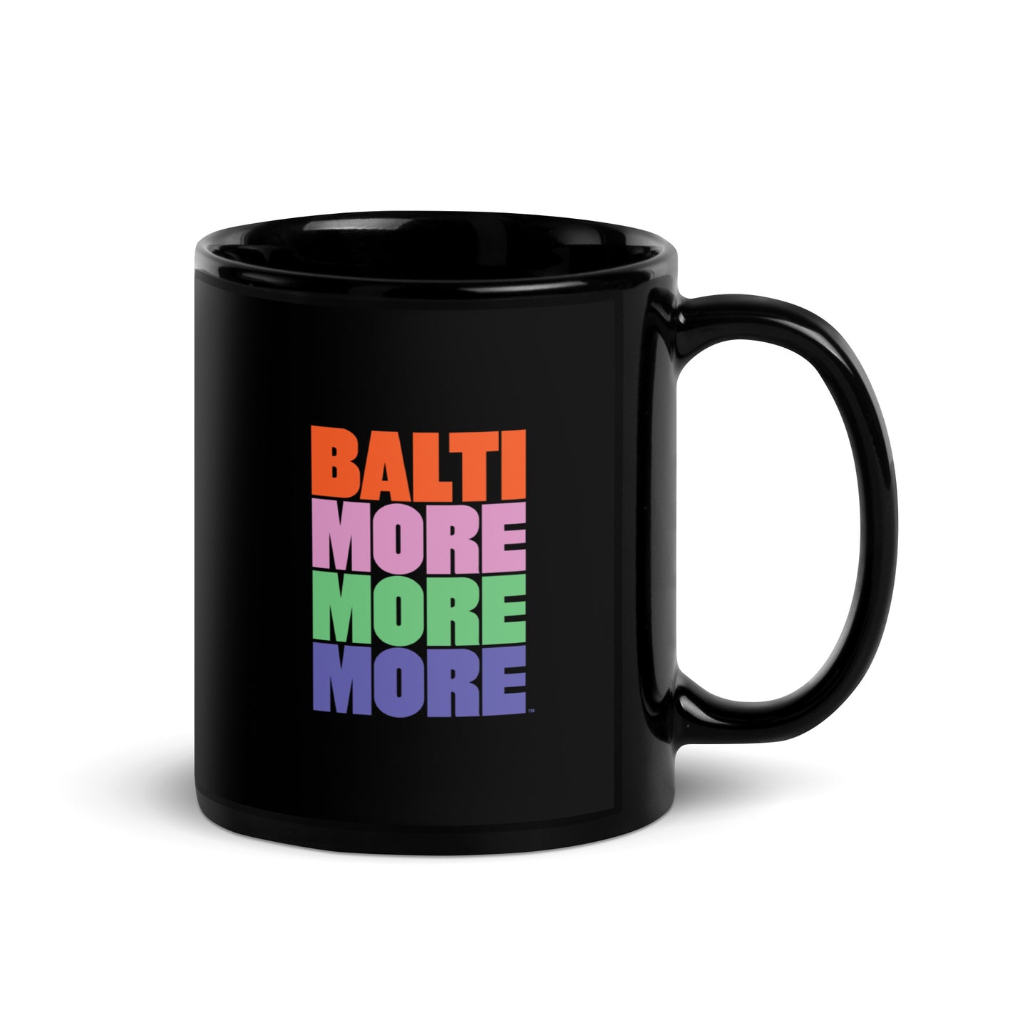 Baltimore More More - Mount Vernon - Black mug