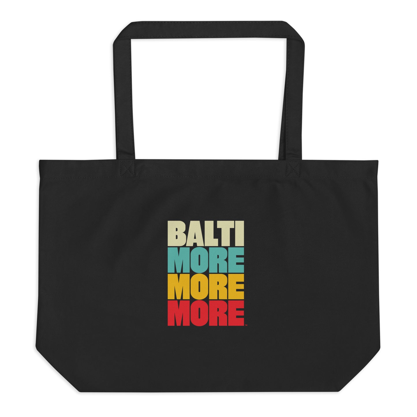 Baltimore More More - Fell's Point - Large tote bag