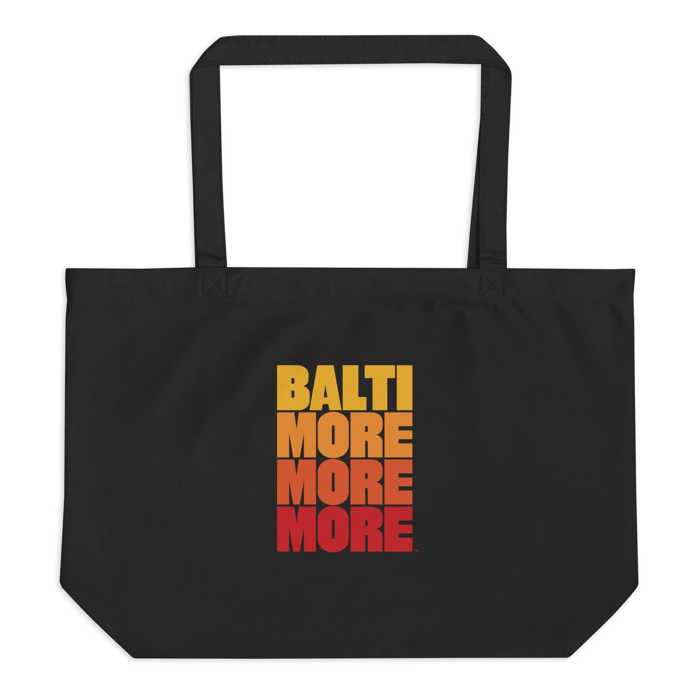 Baltimore More More - Hampden - Large tote bag