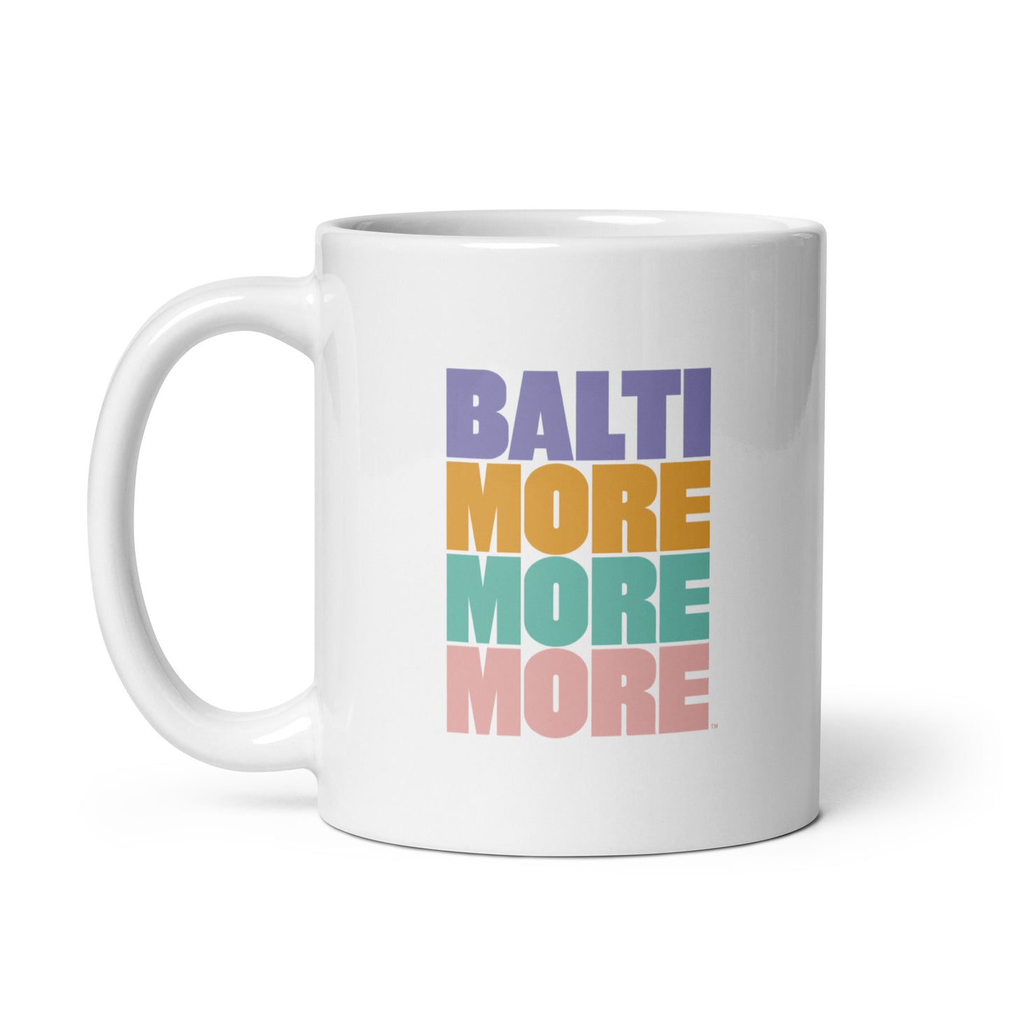 Baltimore More More - Inner Harbor - White mug