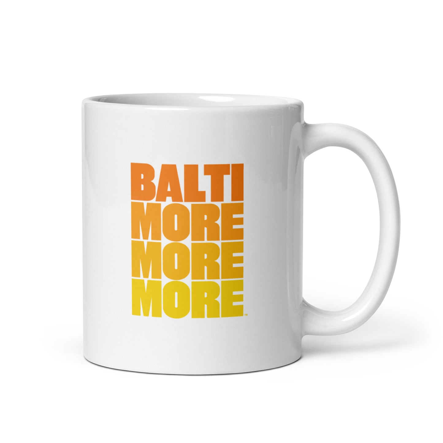 Baltimore More More - Pigtown - White mug