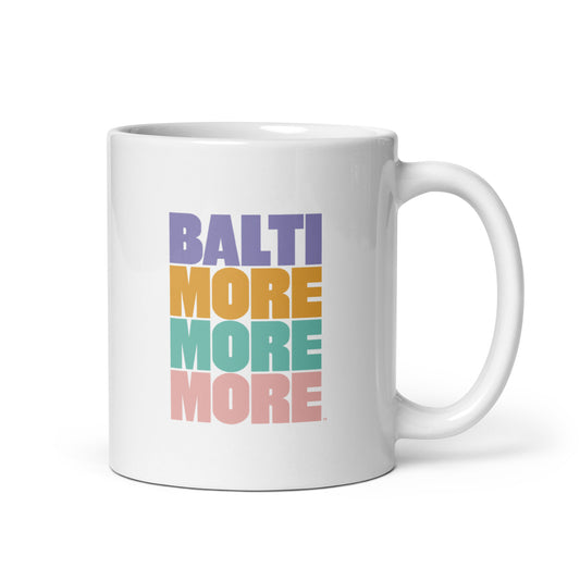 Baltimore More More - Inner Harbor - White mug